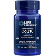 Life Extension Super Ubiquinol CoQ10 with PQQ,100 mg, 60 softgels EXP:2028