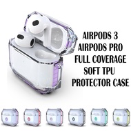 Airpods 3 / Pro / Airpods Pro 2 Transparent Crystal Color Soft Case Cover Air Pod 3 Air Pod Pro / 2 