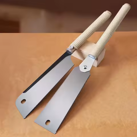 Japanese Hand Saw SK5 Flexible Blade Flush Cut Wood Handle Dovetail Pull Saw for Wet & Dry Wood DIY 