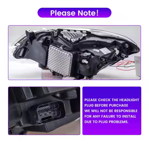 Pair Of Car Headlight Assembly For BMW 2 Series F22 F23 2014-2021 Modified M2 LED Car Lamps Plug and