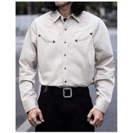 Replica 1940S RODEO Embroidered Western Shirt MUSICIAN Series