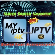 Smart Android Tv With Myiptv4k Iptv4k Sukatv Mstv