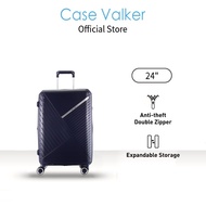 Case Valker Signature ProX 24" Unbreakable Polypropylene TSA PP Expandable Luggage Bag (24 Inches) B