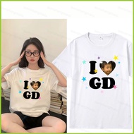 PS2 GD G-DRAGON summer T-shirt KPOP Short Sleeve Top Bigbang VIP fans gift SP2