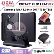 Flip Book Cover Samsung Galaxy Tab A 8 | Case Samsung Tab A 8 2017 | Case Samsung Tab A 8 8 inch 2017 T380 T385 Rotary Leather Case Softcase Silicone TPU