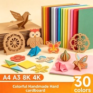 Mandik Multi-size Color Cardstock, A4/8K/4K Thick Hard Paper, Kids DIY Craft Paper