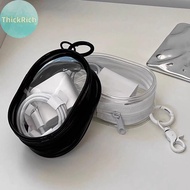 ThickRich Transparent Data Cable Charger Storage Bag Cable Organizer Waterproof Travel Bag Organizer