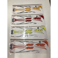 MORITAKA 125zr stripe 46 /sticker 125zr 46 rossi /sticker 125zr 46 blue rossi /stripe 46 125zr / sti