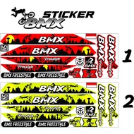 VARIATIONS /STICKER STRIPING VARIATIONS FOR BMX BIKES FREESTYLE MOTIF CUSTOM BIKE BMX FREESTYLE UNIV