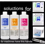 Aqua peeling liquid oxygen facial beauty machine essence AS1 AO3 SA2 solution serum 400ml per bottle