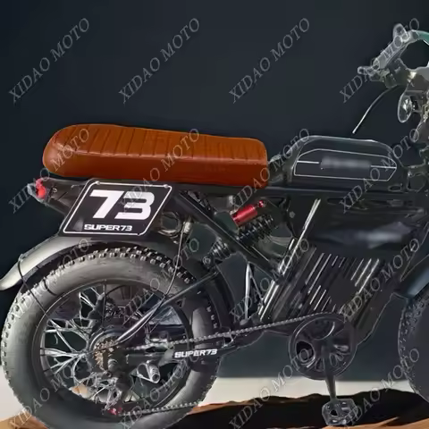 Motorcycle saddle cushion retro seat Extended Modification bicycle Latex seat Universal for Super73 