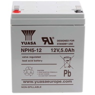 Yuasa 12V 5Ah 20hr NPH5-12 Battery 12 Volts 5 Ampere UPS replaces 12V 4.5Ah 4.5A Battery NP5-12