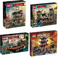 Lego Ninjago Movie 70620 Ninjago City 70657 City Dock 70618 Destity Bounty 70751 Temple Of Airjitzu