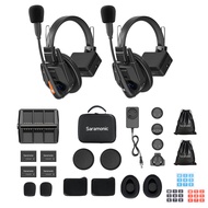 Saramonic WiTalk9 WT9S 9-Person Full-duplex Wireless Intercom Headset System 1.9GHz 1640ft Wireless 