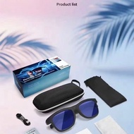 Hot sell  GV90  Change color Smart AI Glasses Bluetooth HD Call headset Anti Blue-Light sunglasses V