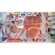 Lusty Bunny - Medium 6-in-1 Feeding Set LB1850 | Baby Feeding Set