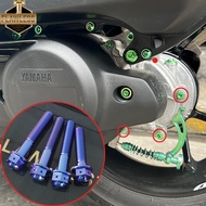 Flawless-Ti Yamaha Aerox V1/V2 155 Gr5 Titaniun Bolts CNC Bolts Crankcase Airbox Visor Handle Bar en