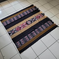 Kain Tenun Ikat Blanket Terbaru Motif Nusantara Kain batik tenun meteran panjang warna hitam krem pi
