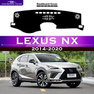 For Lexus NX NX200t NX300h NX200 NX300 200t 300h 200 300 2014-2020 Anti-Slip Car Dashboard Cover Avo