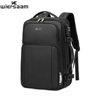 WIERSOON 18-Inch Business USB Charging Laptop Travel Backpack
