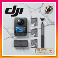 DJI Osmo 360 Adventure Combo 360-Degree Action Camera Vlog Camera with 3 Batteries Native 8K Video 4