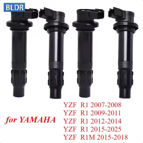 14B-82310-00-00 Motorcycle Ignition Coil Spark Plug 4C8-82310-00-00 for YAMAHA YZF R1 2007-2025 YZF 