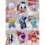 Preloved soft toy plush SKC26/ Keychain Bambi Daisy Donald Duck Alien Lotso Bunny Toy Story Angry Bi