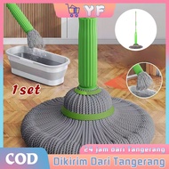 Automatic Household Twist Mop Microfiber Floor Mop Efficient Automatic Wring Mop