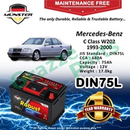 Münster Robust MF CMF DIN75 | DIN75L | 57539 (75AH) Car Battery Bateri Kereta for Mercedes-Benz C Cl