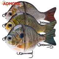ADMORE Plastic Swimbait, 9CM Length Plastic Material Glide Bait, Glide Bait Single-jointed Design 34