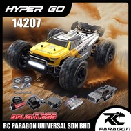 MJX 14207 Hyper Go RC Car 1/14 4WD Brushless High Speed RTR Yellow Hypergo