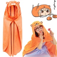 Himouto Umaru-chan Cosplay Cloak Anime Doma Umaru Costume Coral Flannels Hoodies for Kids