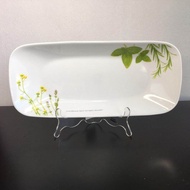 🔥BIG SALE🔥 Fish Plate Corelle 26.5 cm European Herb 🔥