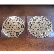 乾坤能量贴/天地能量贴/ 3D 铜帖纸 Flower Of Life Energy Booster /3D Copper Energy Patch (1 Pair)