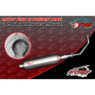 mtrt evo 2  Stainless pipe aerox v2 nmax v2