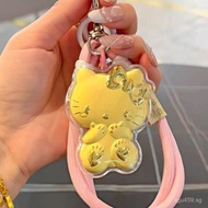 Mobile Phone999kt Cat Original Design Pendant for Girlfriend, Gold-Plated Hot-Selling Cute Best Frie