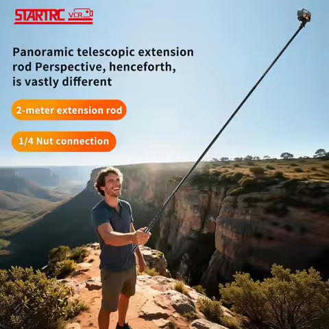 Invisible Selfie Stick for Insta360 X3 Rotating Bullet Time Handheld Tripod for Insta 360 ONE X2 ONE