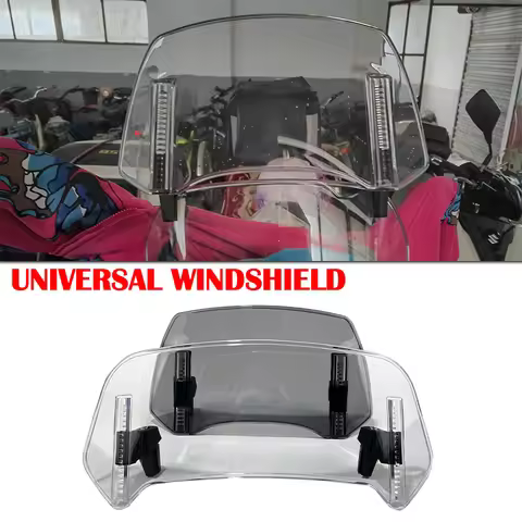For Suzuki BURGMAN 650 400 125 200 AN650 AN400 AN125 AN200 Motorcycle Windshield Extension Spoiler W