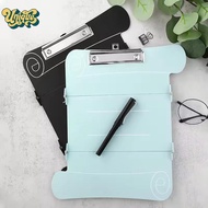 (Unique) A4 Nurse Folder Folding Clipboard Portable Writing Board 2/3 Layers Secure Paper Grip For D