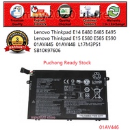 Lenovo ThinkPad E14 E15 E480 E485 E495 E580 E585 E590 E595 01AV445 01AV448 L17M3P51 Laptop Replaceme
