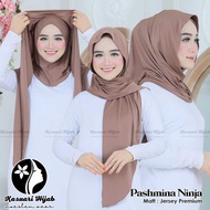 Pashmina ninja / pashmina iner bergo / pashmina neck / pashmina iner neck - ori HIJAB KASUARI - JERS
