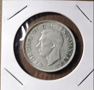 英皇佐治六世印度2先令銀幣