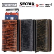 荷蘭SECRID RFID智能防盜Slimwallet真皮銀包 - Dutch Martin