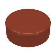 Lego 98138 part Tile Round 1 x 1 reddish brown