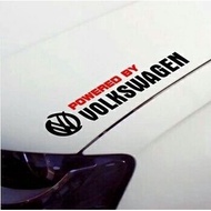 Powered by Volkswagen sticker oracal germany