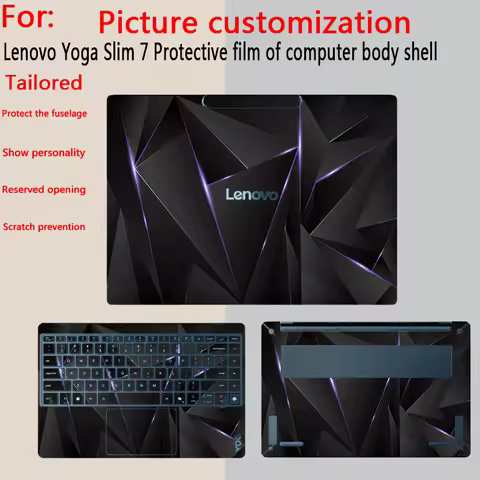 For Lenovo Yoga Slim7 14ILL10 14AKP10 sticker Slim7 14Q8X9 pattern custom protective film Slim7 15IL