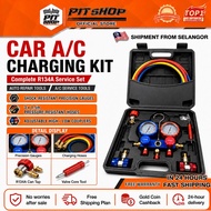Freon Pressure Gauge AC Manifold Gauge Set Meter Fluoride Aircond Gas Meter Car Aircon Manifold Gaug