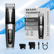 เครื่องกันขนคอและเครา แบบดูดแบบอัตโนมัติ - กันน้ำระดับ IPX6 ไม่รกรุงรัง, ใบมีดความแม่นยำ และหน้าจอแส