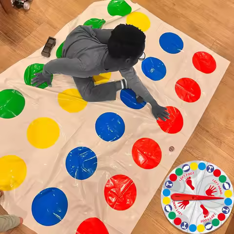 Twist Game Funny Kids Family Body Twisting Move Mat Board Game Party Fun Board Games Party Family In