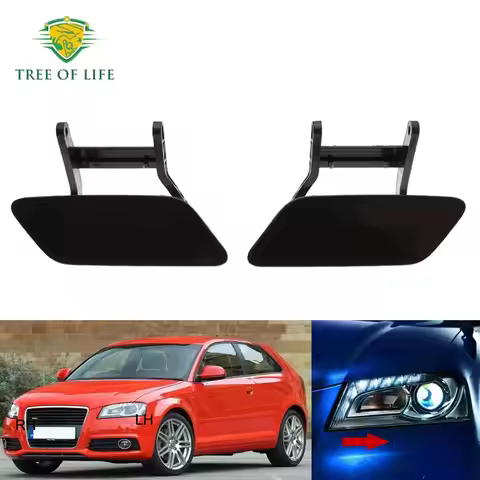FOR AUDI A3 2008-2014 8P0 955 276 A Front Bumper Headlight Lamp Washer Spray Cleaning Actuator Cover